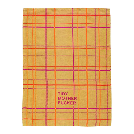 Tidy Mother F*cker Dish Towel (8120727306491)