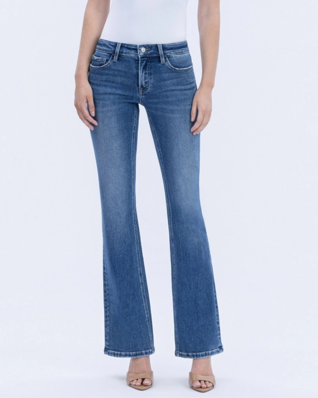 Rivetingness Low Rise Bootcut Jeans (9090309783803)