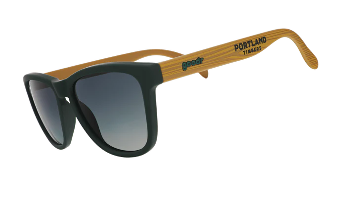 Forever Green and Gold Goodr Sunglasses (9089307410683)