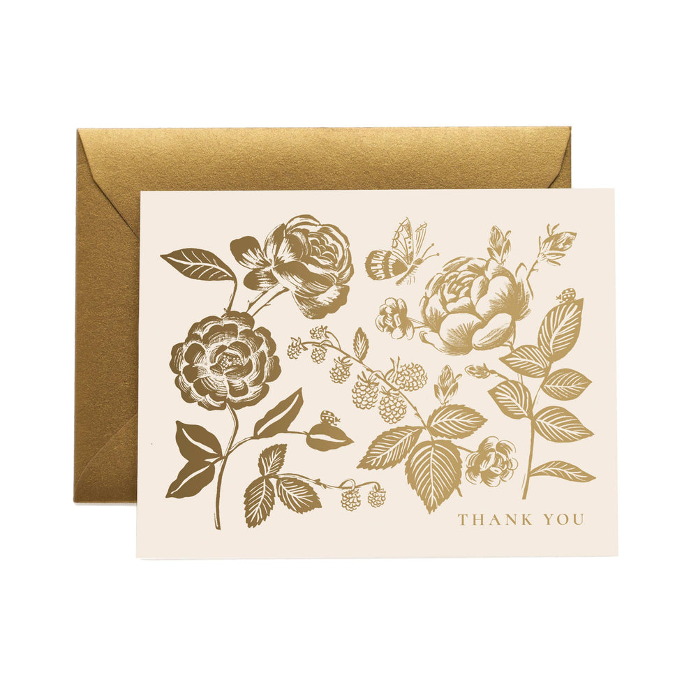 English Rose Thank You Card (8909420560635)