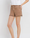 Mom Super High Rise Shorts in Warm Taupe (8330544808187)