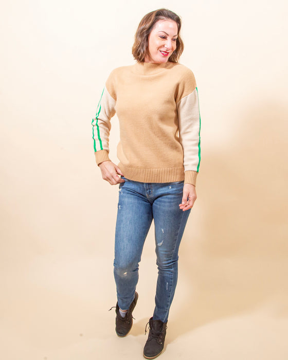 Warming Up To It Sweater in Beige (8157346267387)