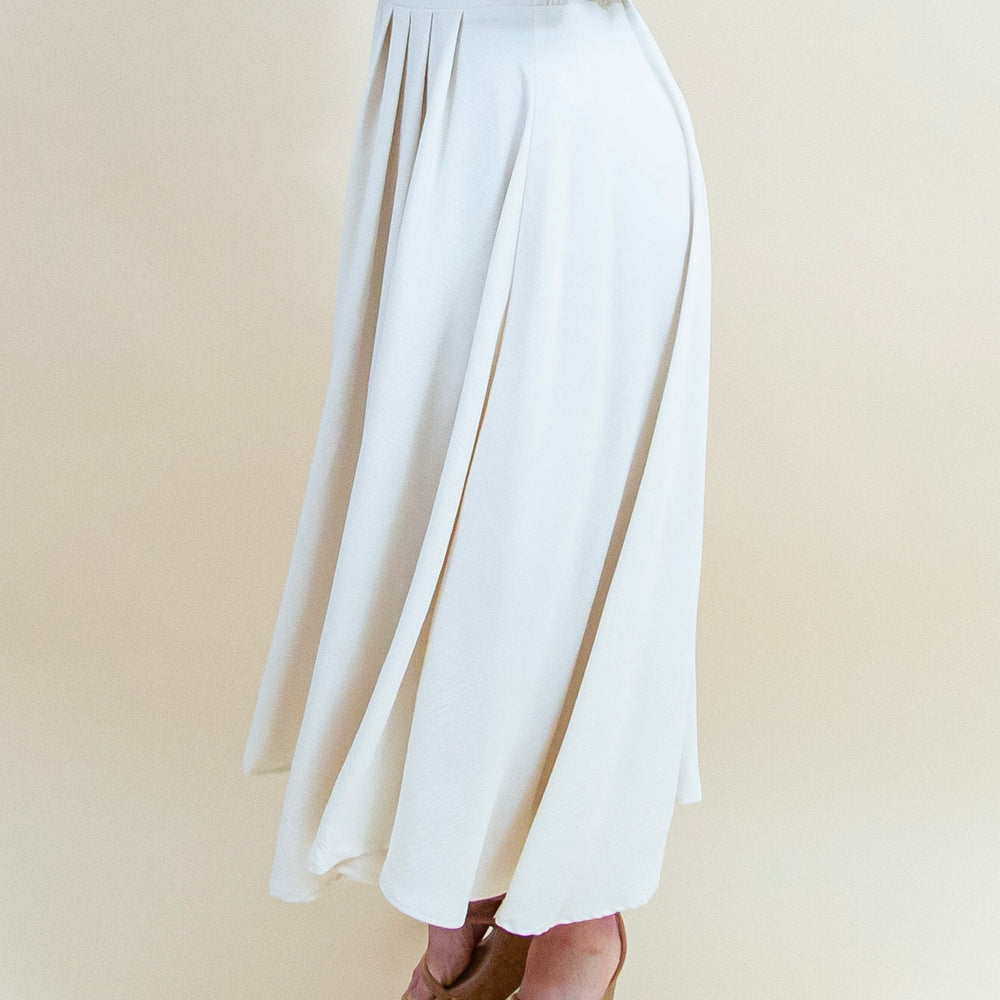 Can't Help Loving Midi Skirt in Cream (8327071662331)