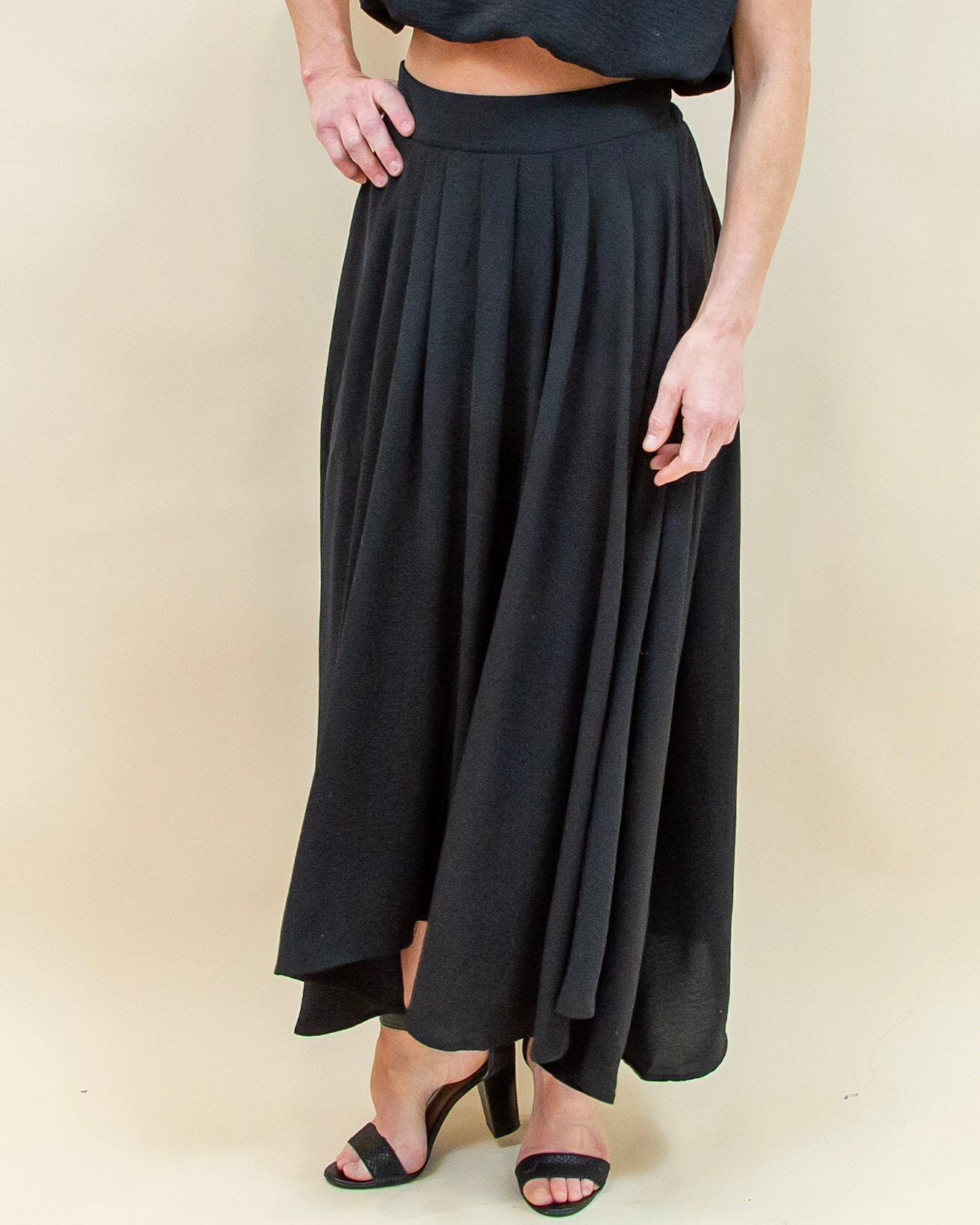 Can't Help Loving Skirt in Black (8685958430971)