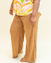 Laid-back Love Pants in Deep Camel (8373357904123)