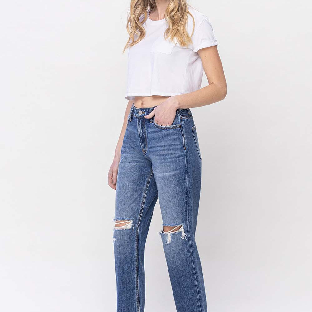 Inviolate High Rise Straight Jeans (8198299189499)