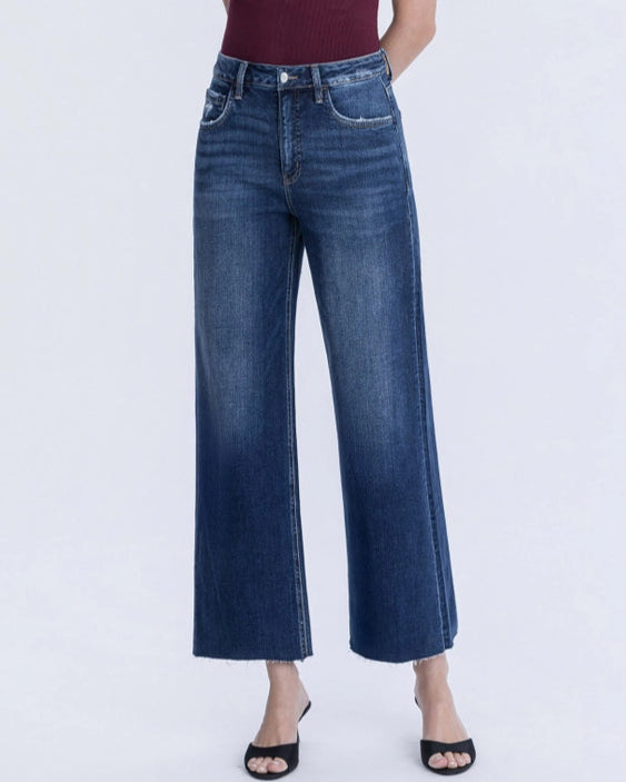 Idyllic High Rise Wide Leg Jeans (9130359455995)