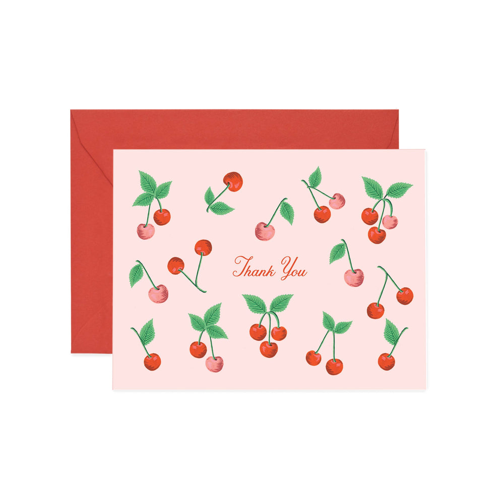 Cherries Thank You Card (8909420364027)