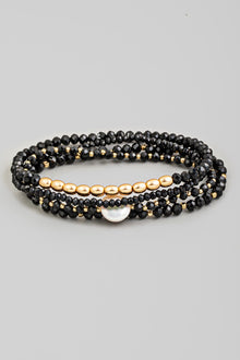  Pearl Charm Mixed Beaded Bracelet Set (8271537930491)