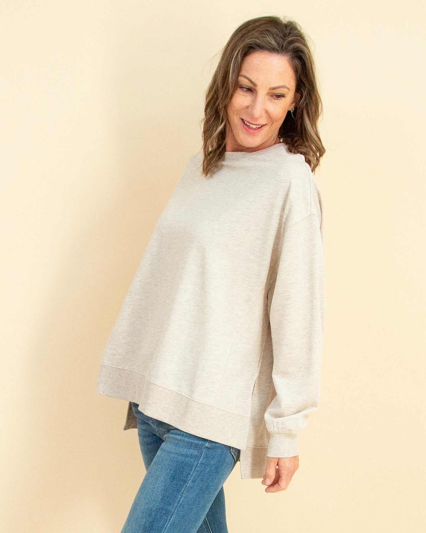 Modern Weekender in Natural Heather (9104322855163)
