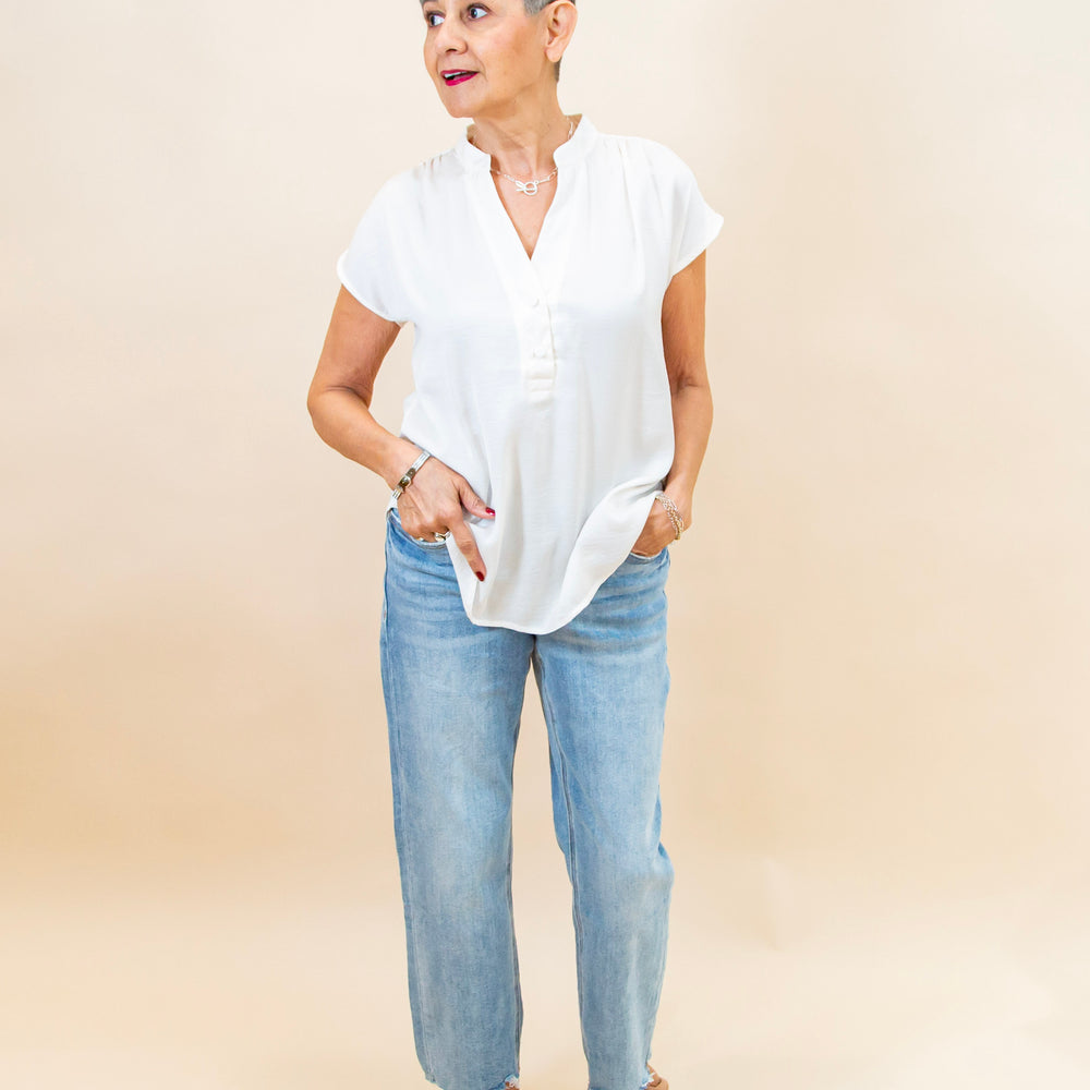
                  
                    Softly Said Blouse in Champagne (8988221800699)
                  
                