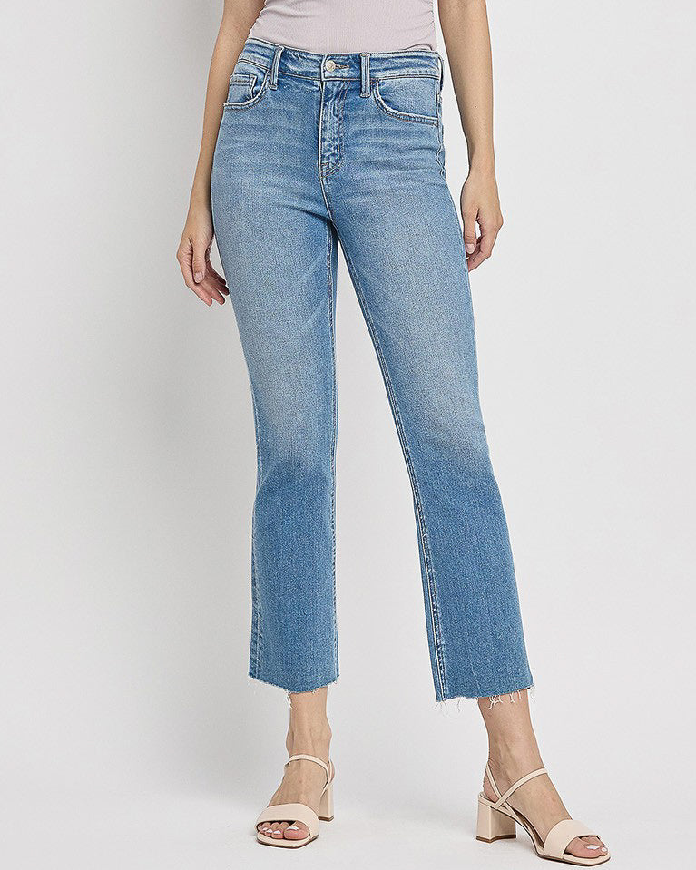 Reptar High Rise Crop Flare Jeans (8855226646779)