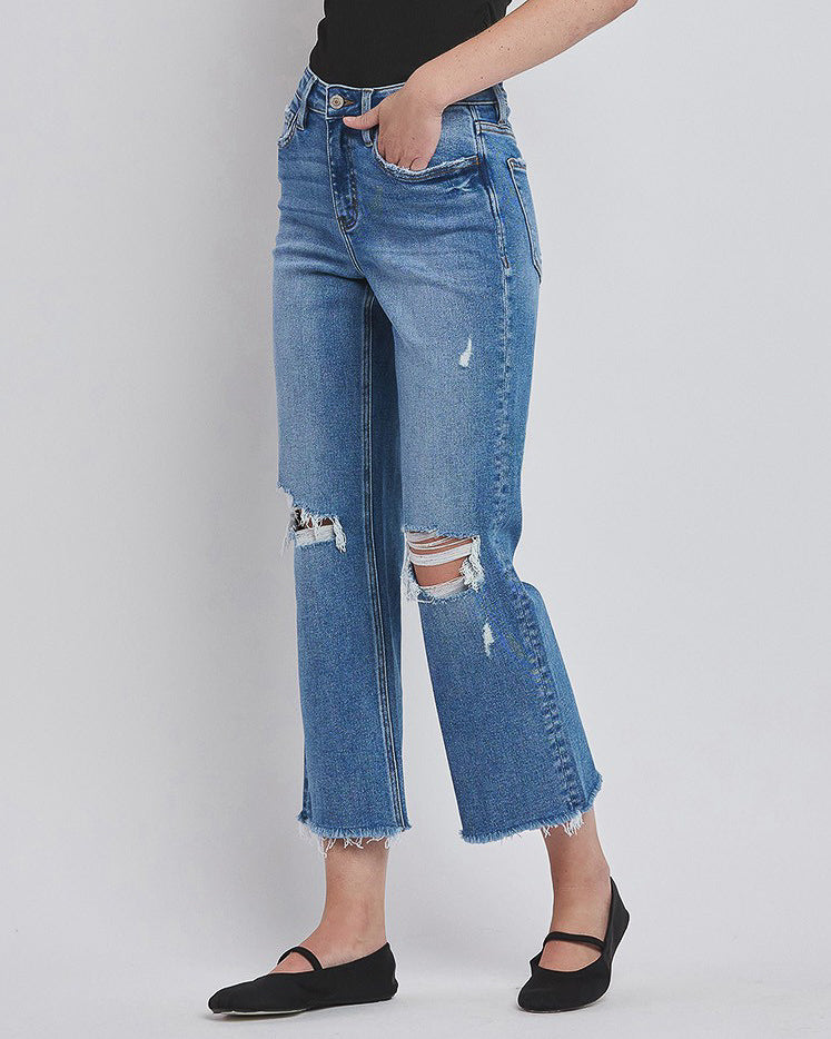 
                  
                    Tunnei High Rise Crop Slim Wide Jeans (8773728665851)
                  
                