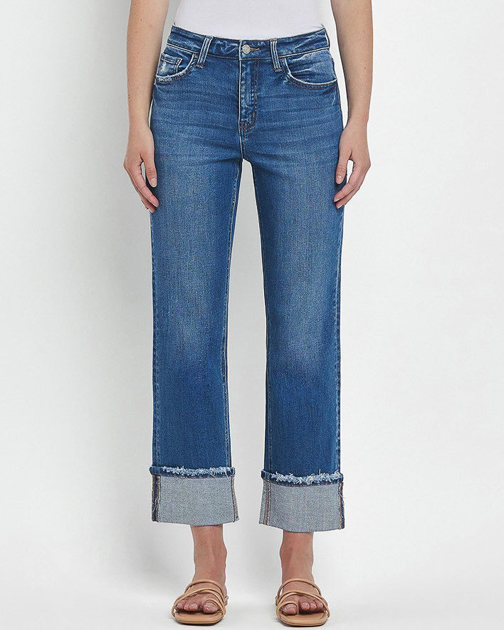 
                      
                        Daphne High Rise Cuffed Straight Jeans (8773729353979)
                      
                    