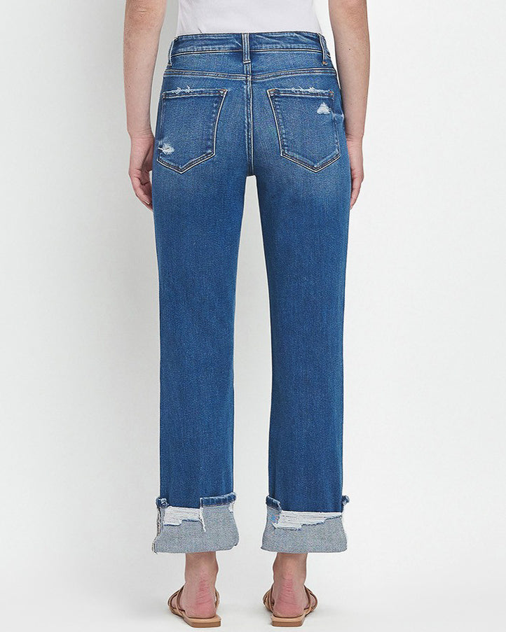 
                      
                        Daphne High Rise Cuffed Straight Jeans (8773729353979)
                      
                    