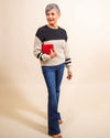 Lyndon Color Block Sweater in Oak (8176737681659)