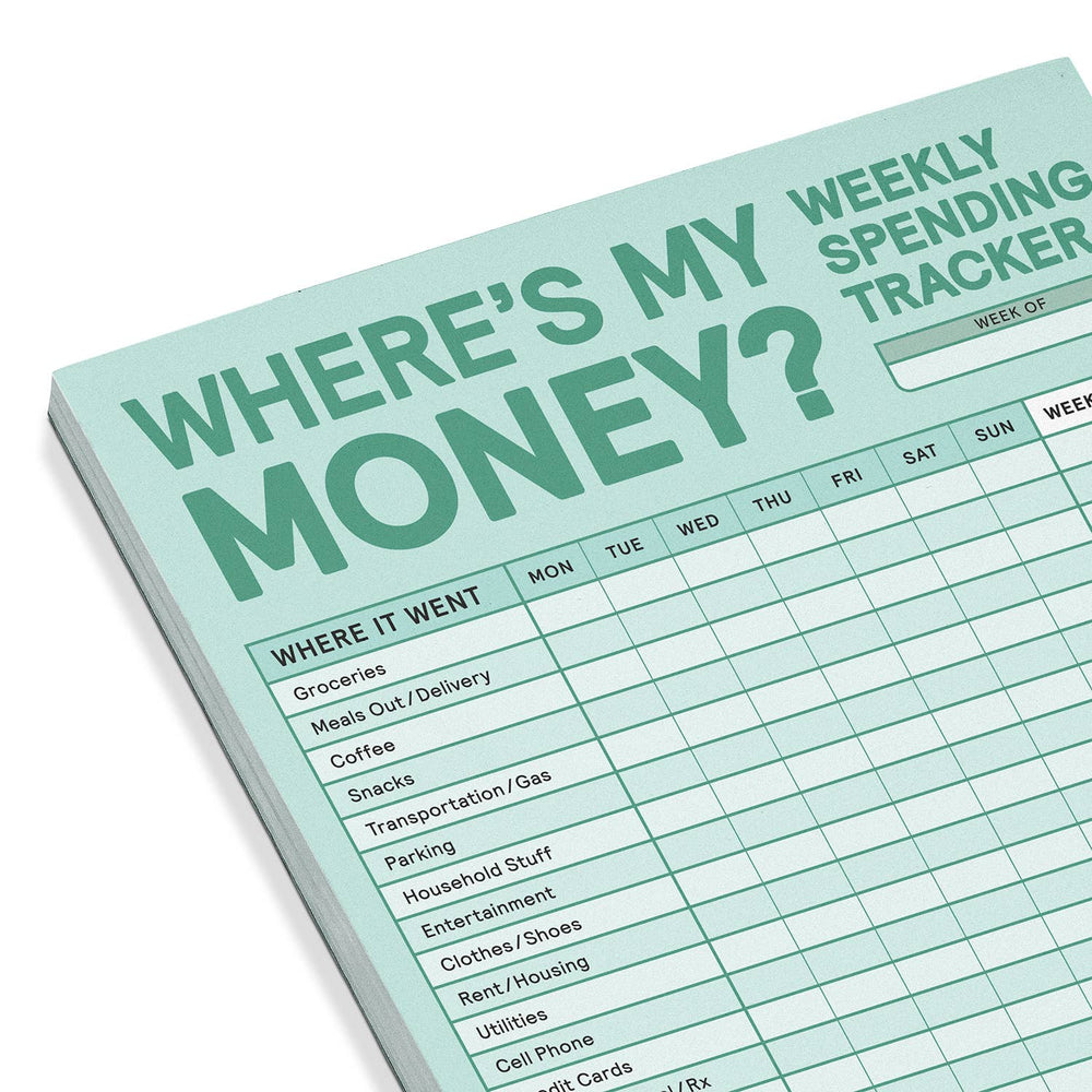 
                  
                    Weekly Money Tracker Pad (8894438310139)
                  
                