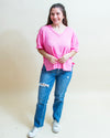 Lounging Around Top in Pink (8327071531259)