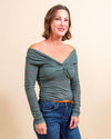 Hold Me Closer Top in Silver Pine (8174627619067)