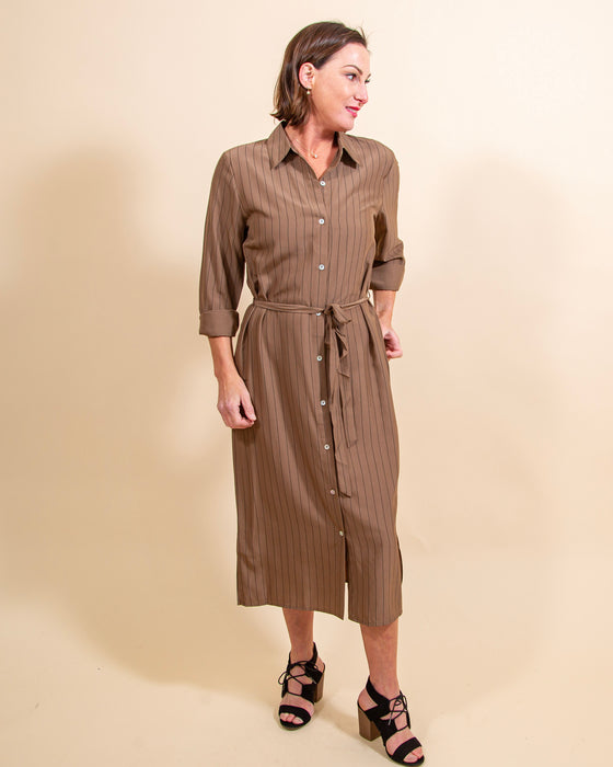 First In Line Dress in Olive (8162772648187)