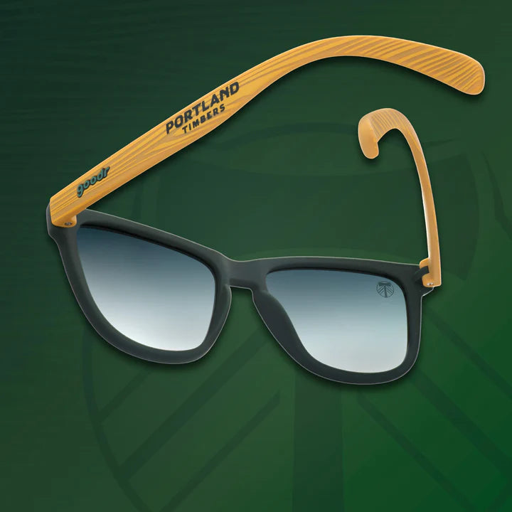 Forever Green and Gold Goodr Sunglasses (9089307410683)