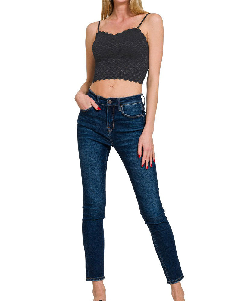 
                  
                    Bare Intention Lace Bralette in Black (8992696008955)
                  
                