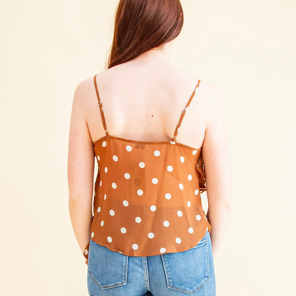 
                      
                        Dotted Darling Tank in Brown (8589874856187)
                      
                    