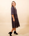 All Is Calm Dress in Charcoal (8266919018747)