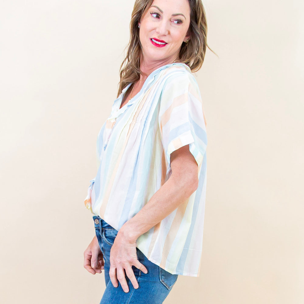 Natural Charm Blouse in Cream (8988221538555)