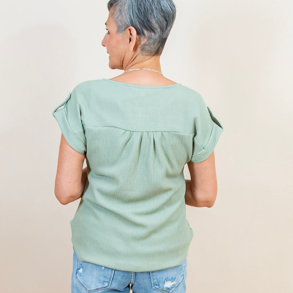 
                  
                    Sweet Intentions Top in Light Olive (8988221669627)
                  
                