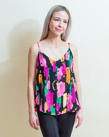 Be My Muse Top in Black Multi (8327071727867)