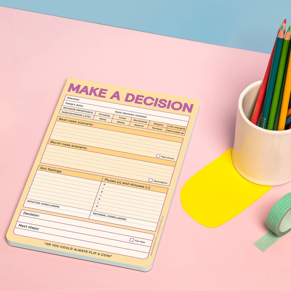 
                  
                    Make a Decision Pad (Pastel Version) (8907322687739)
                  
                