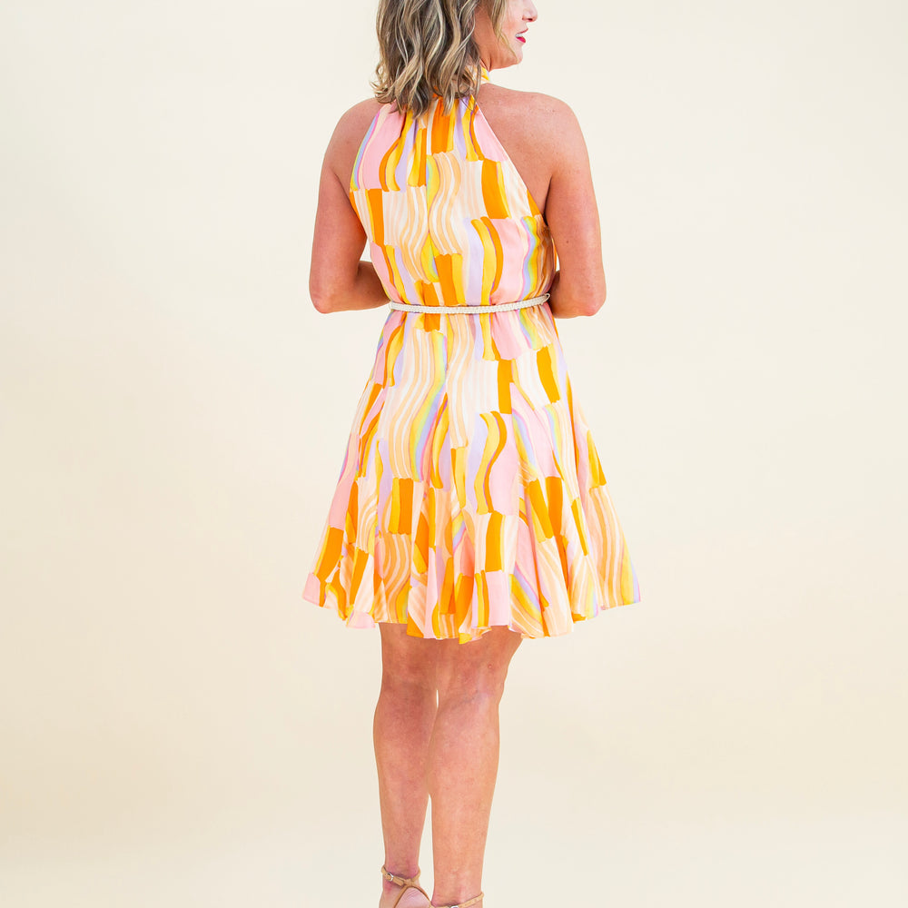 
                  
                    New Obsession Dress in Orange Lavender (8287313330427)
                  
                