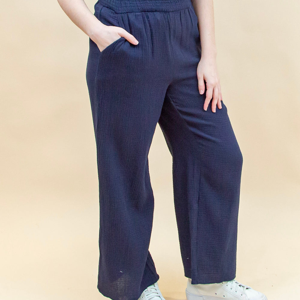 Soft Spoken Pants in Navy (8940246925563)