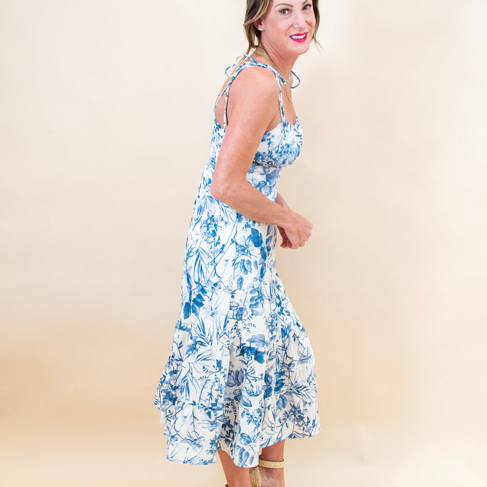 
                  
                    Wildflower Way Maxi Dress in Ivory/Blue Floral (8954605011195)
                  
                
