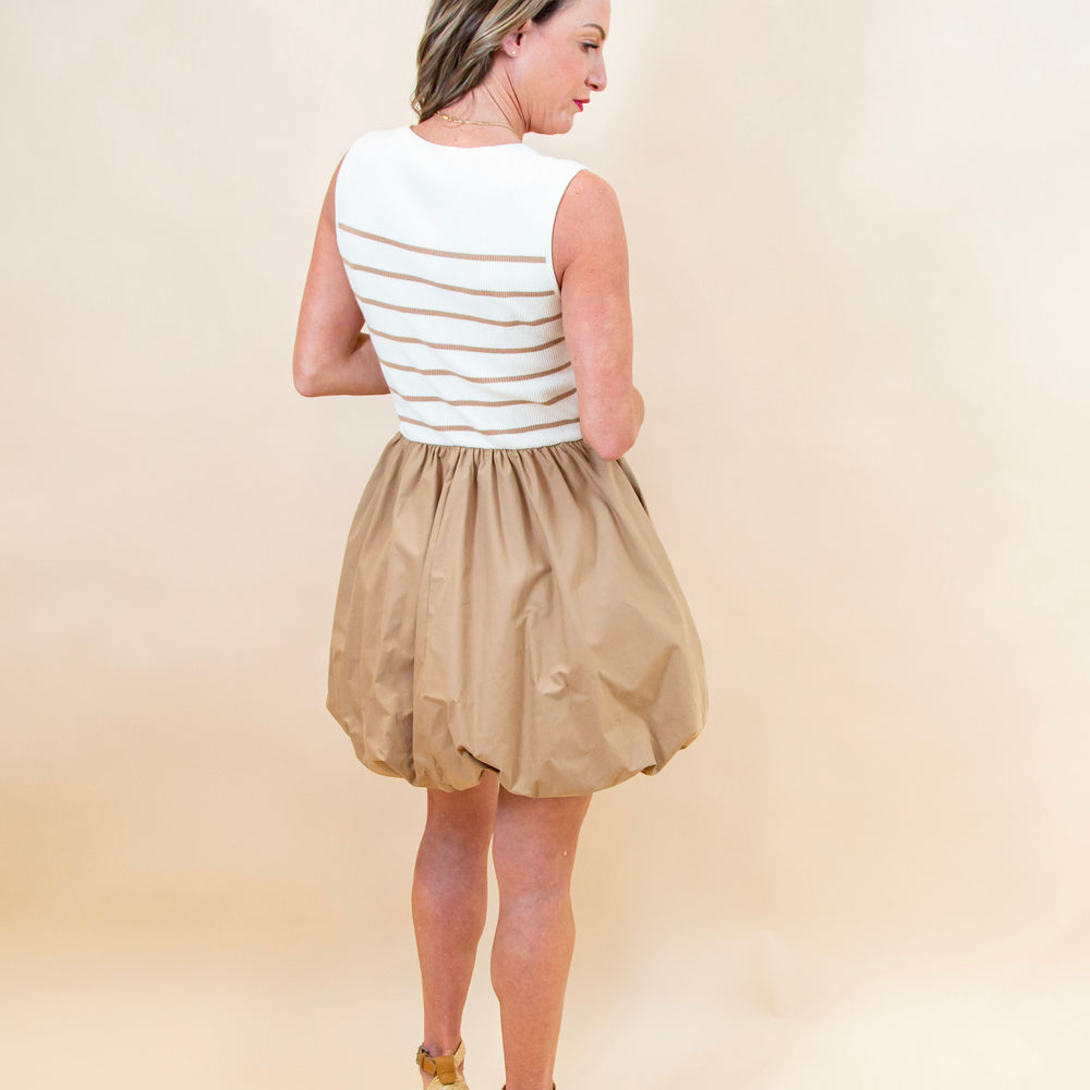 
                  
                    Floating By Dress in White/Taupe (8965988516091)
                  
                