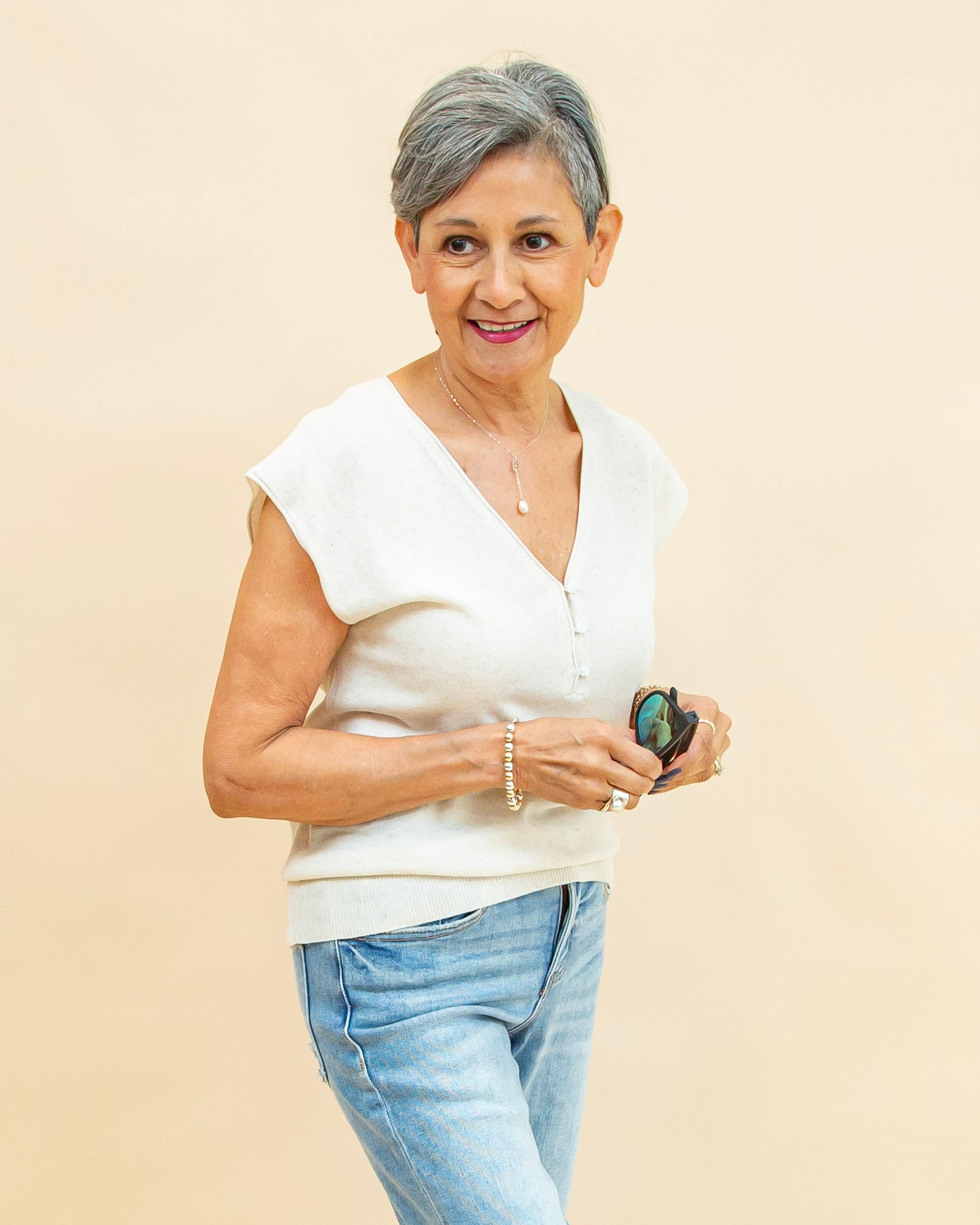 Just the Start Top in Natural (8955124416763)
