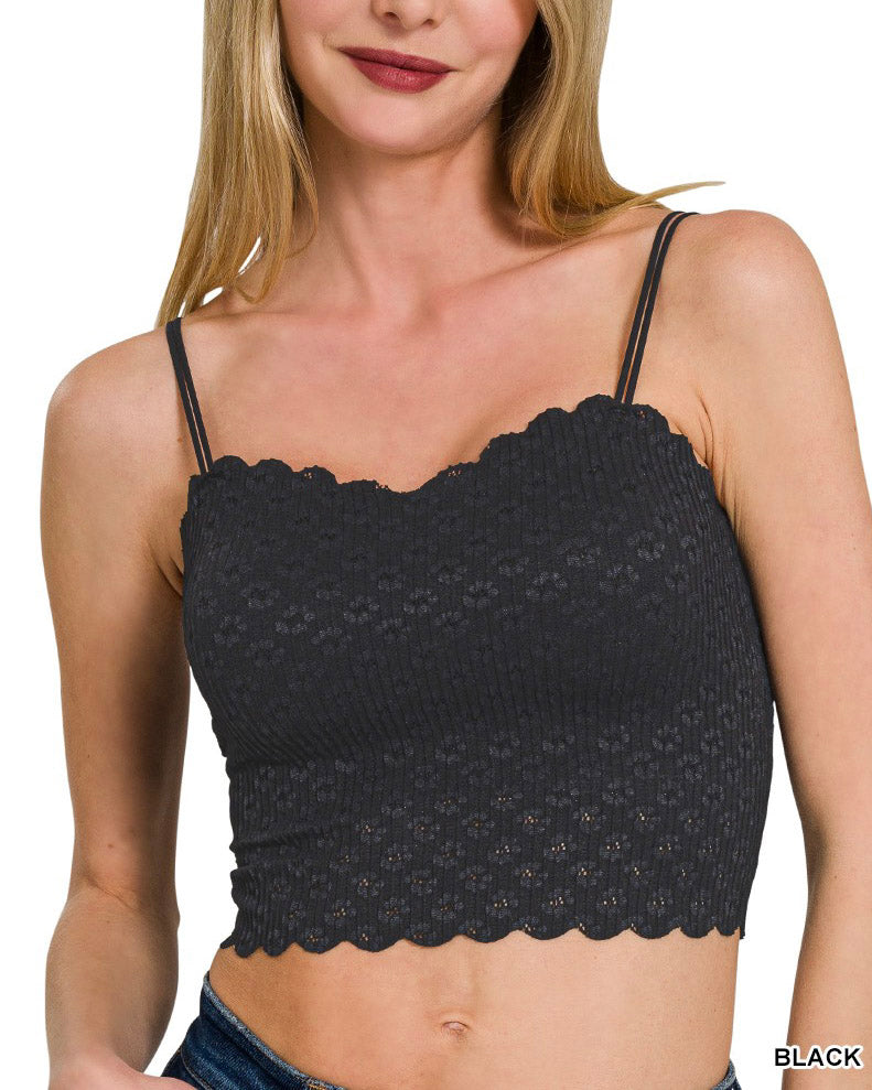 Bare Intention Lace Bralette in Black (8992696008955)