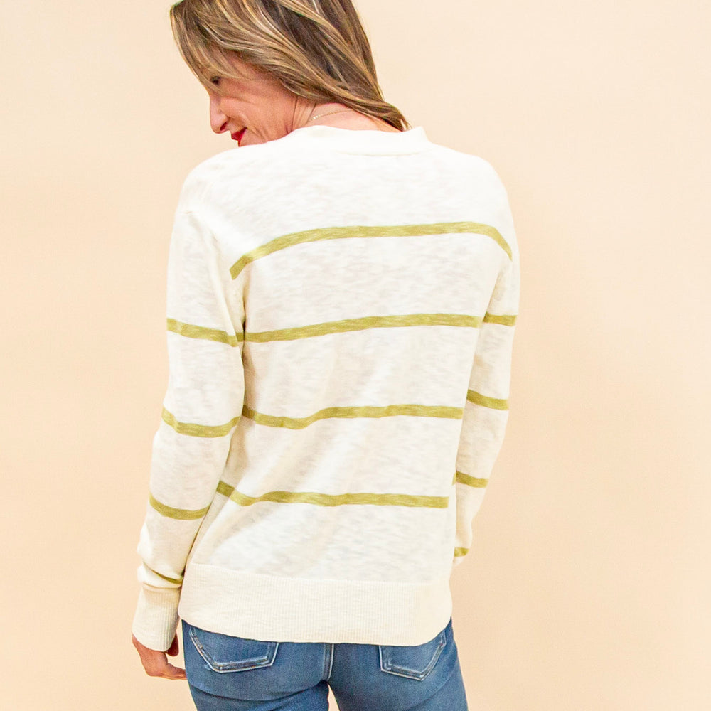 
                  
                    Serene Stripes Cardigan in Matcha (8912378429691)
                  
                