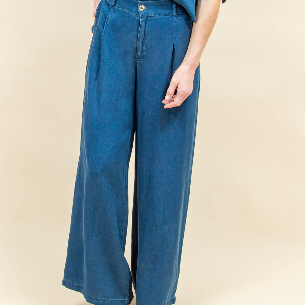 Catch the Breeze Pants in Chambray (8955518255355)