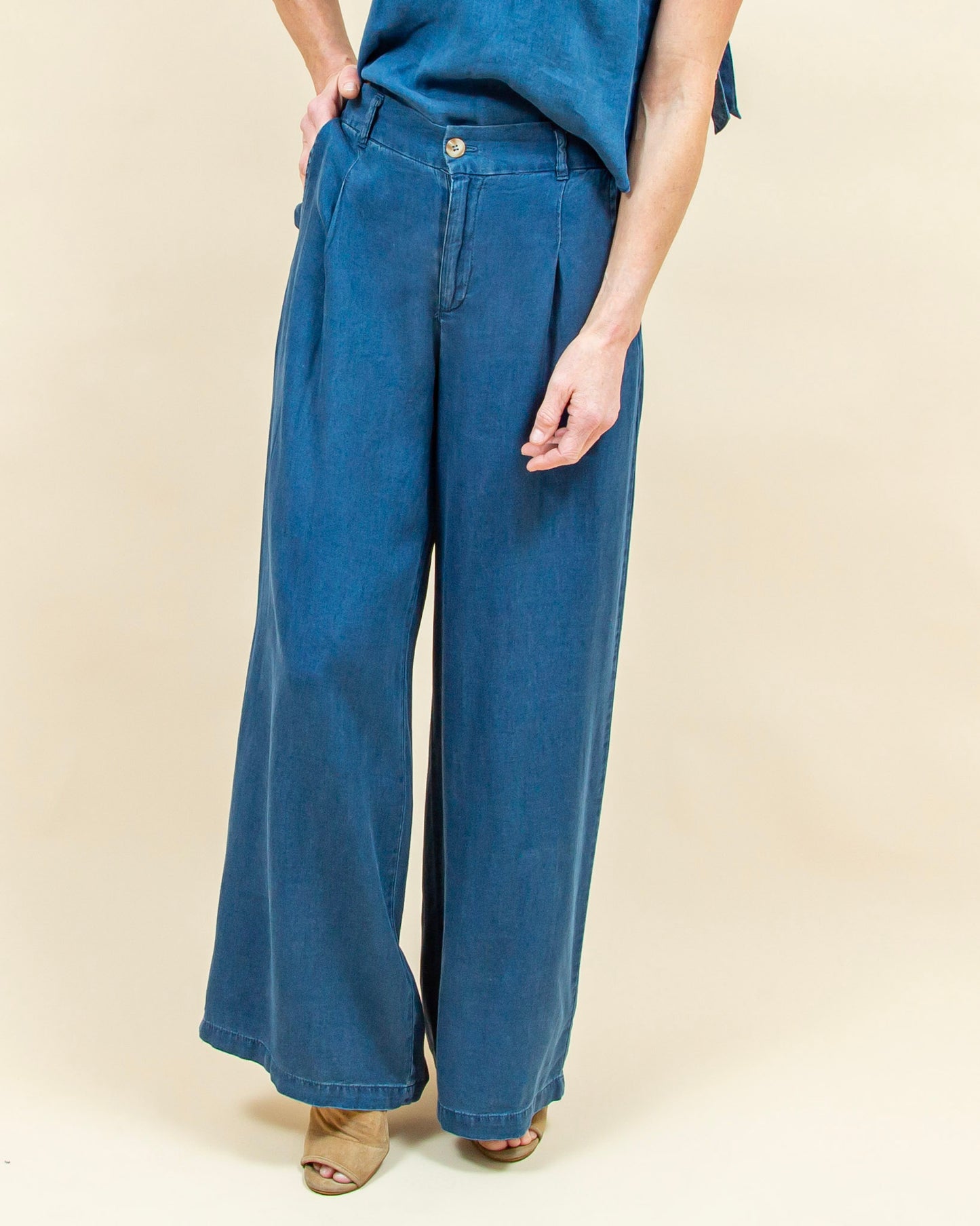 Catch the Breeze Pants in Chambray (8955518255355)