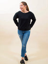 Everyday Pullover Sweater in Black (8146324357371)