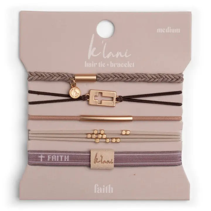 Faith K'Lani Hair Tie Bracelets (9089273037051)
