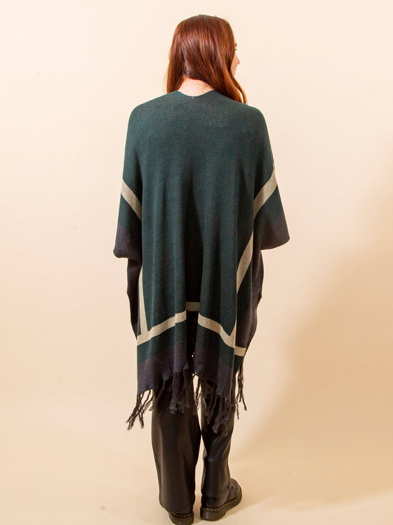 Express Yourself Kimono in Dark Green (8155012890875)