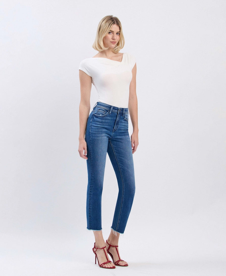A Little Closer Super High Rise Straight Jeans (9100174786811)