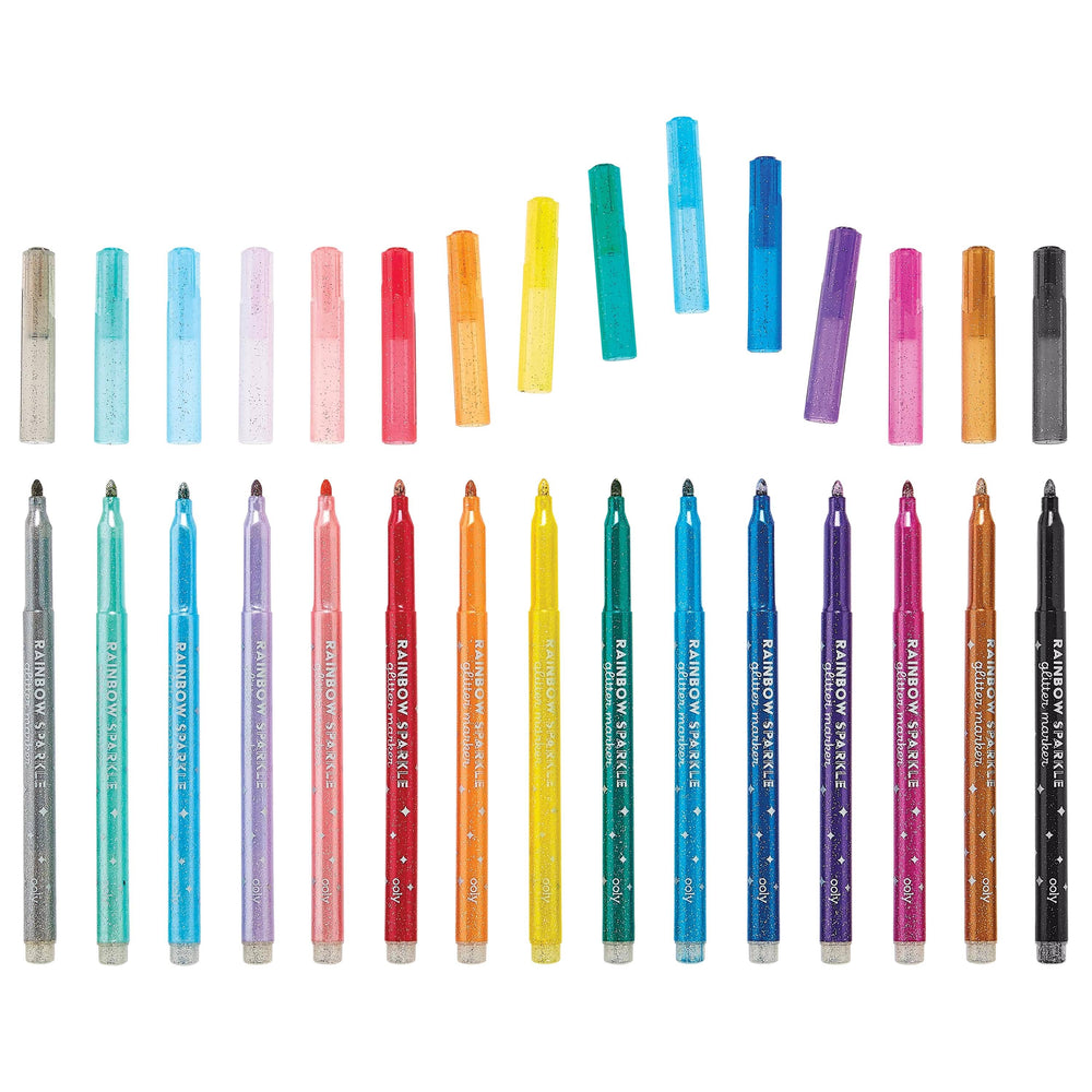 
                  
                    Rainbow Sparkle Glitter Markers - Set of 15 (8912308895995)
                  
                