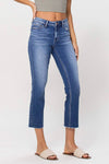 5 Steps To Heaven Mid Rise Crop Straight Jeans (8330545856763)