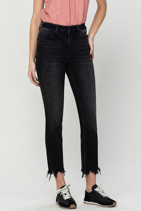 In A Bottle High Rise Slim Straight Jeans (8330545594619)