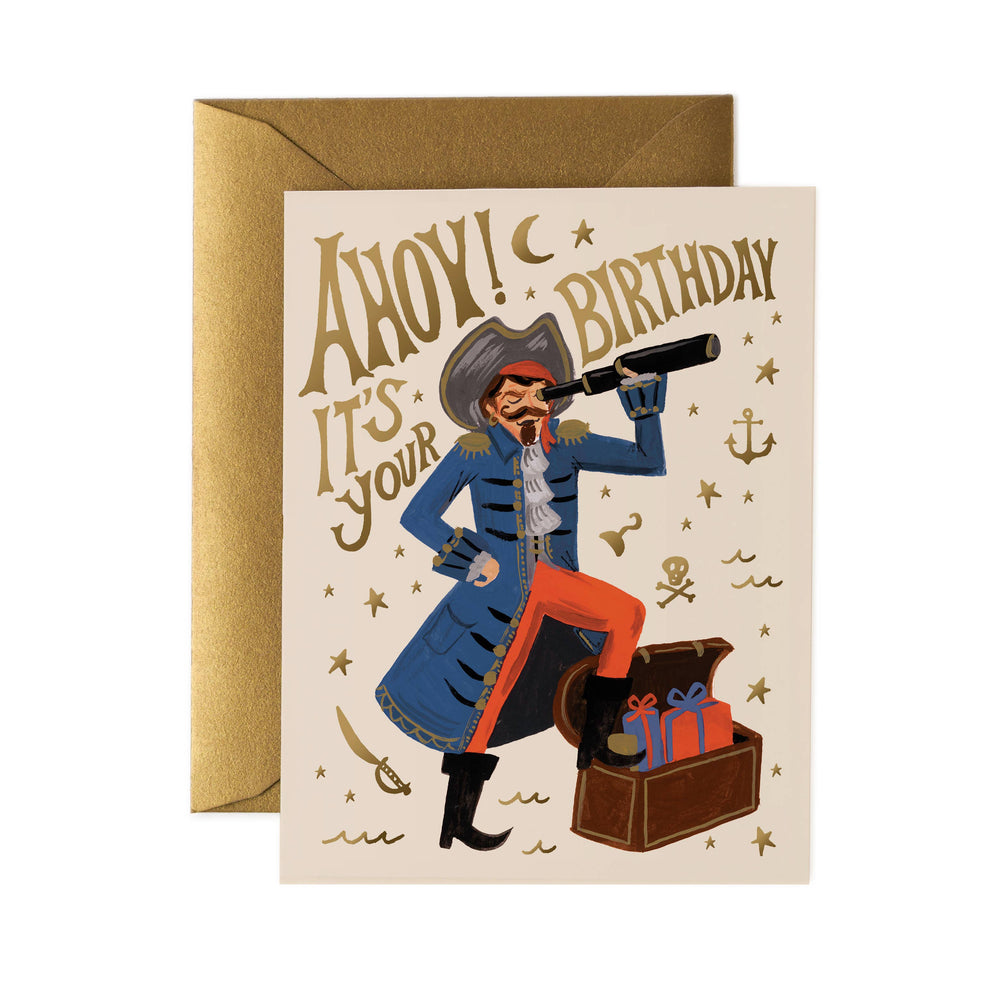 Pirate Birthday Card (8909420200187)