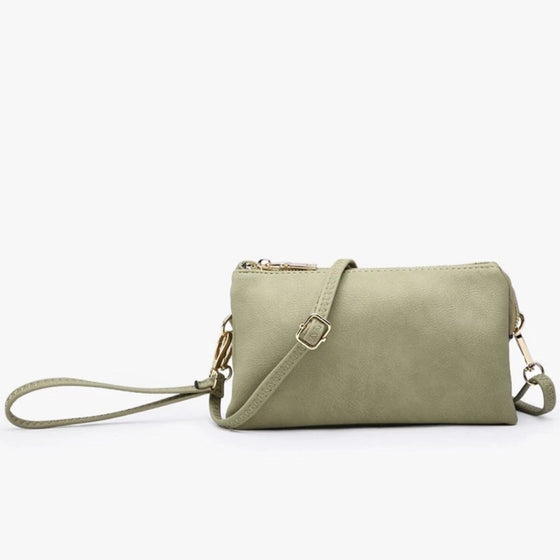 Riley Crossbody/Wristlet in Moss (8147831292155)